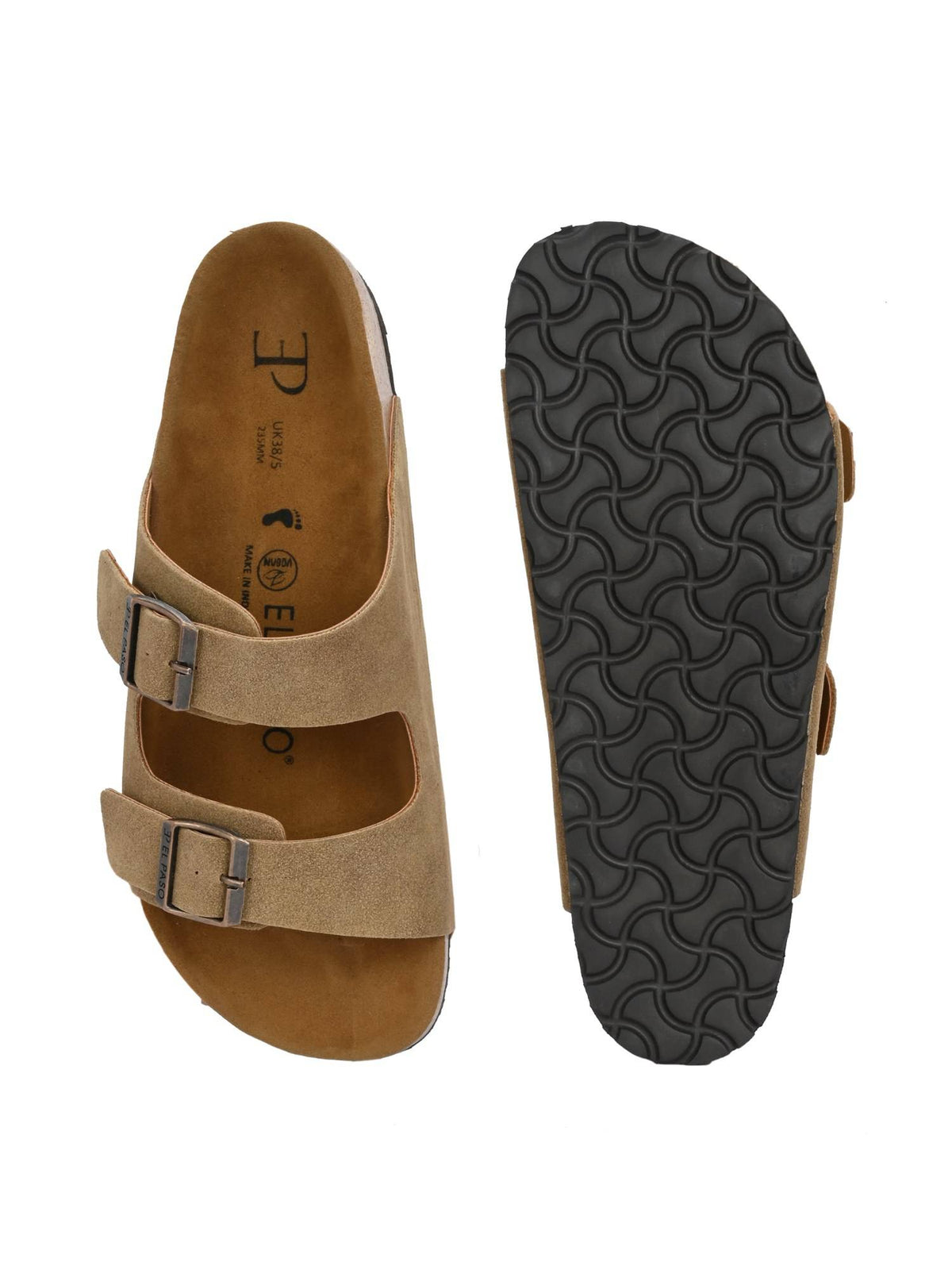 Women Camel Faux Leather Casual Sandals | SD89 - view 5
