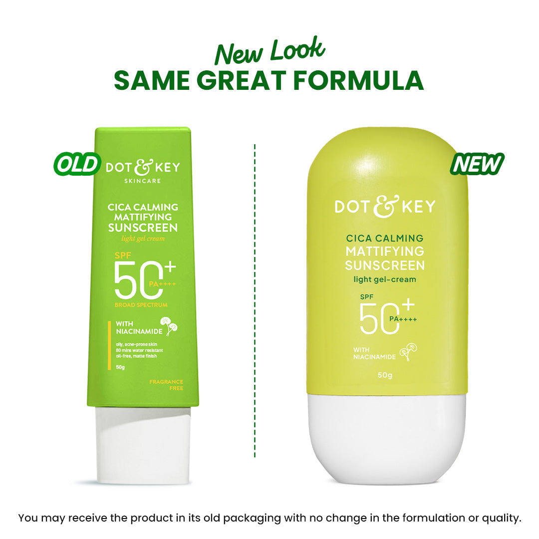 SPF 50+ Cica & Niacinamide Sunscreen - Pack of 2