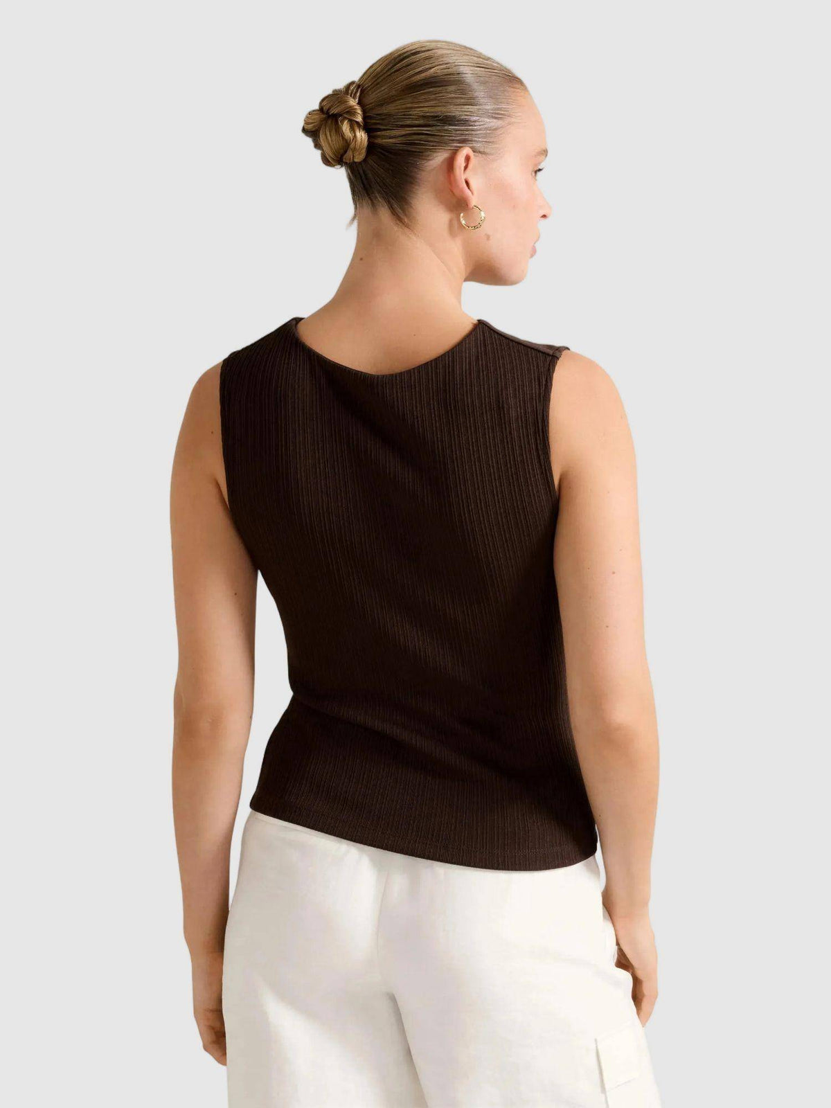 Frankie Boat Neck Tank Top | TT98 - view 2
