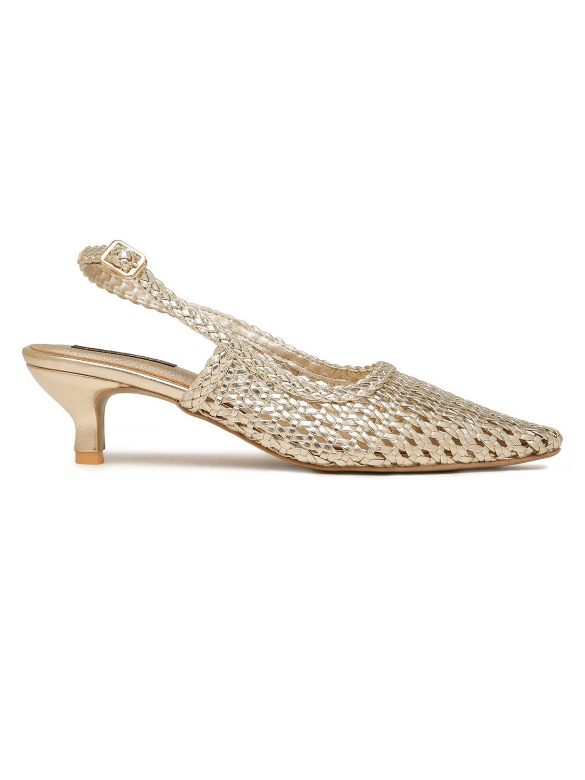 Women Gold Pumps Heels | H78 - view 3