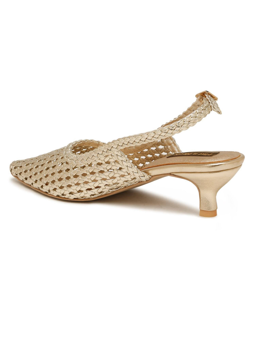 Women Gold Pumps Heels | H78 - view 4