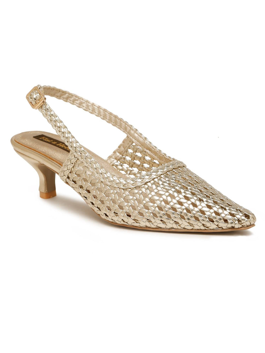 Women Gold Pumps Heels | H78 - view 7
