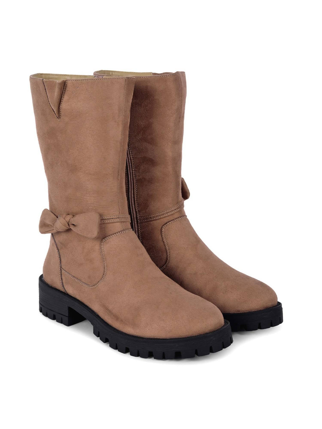Women Beige Casual Boots | BT61 - view 1
