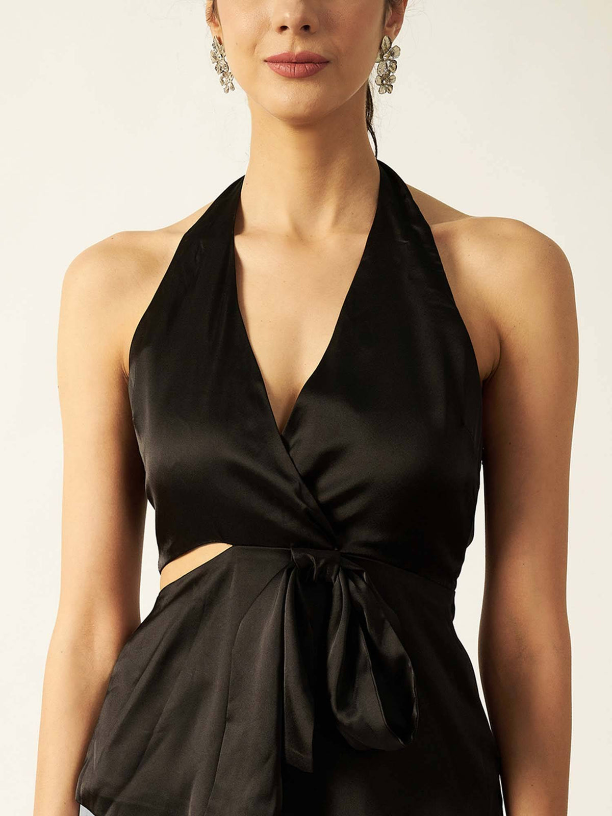 Satin Top - Black | HT67 - view 6