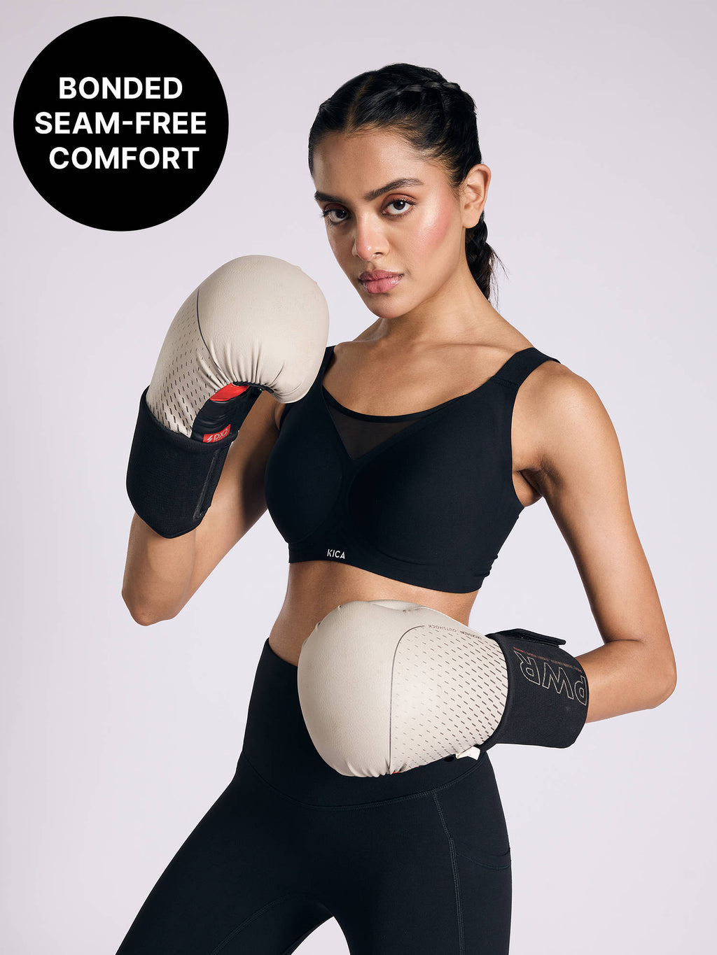 High Impact PowerBond Sports Bra KIC109 Grey | sb09 - view 8