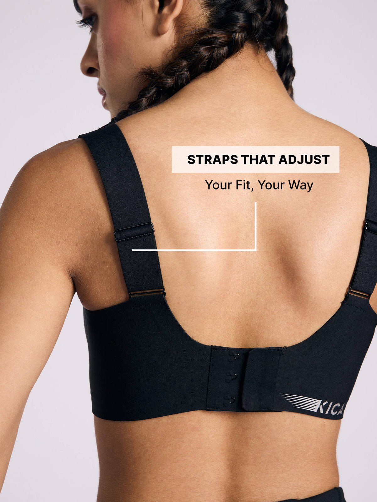 High Impact PowerBond Sports Bra KIC109 Grey | sb09 - view 11