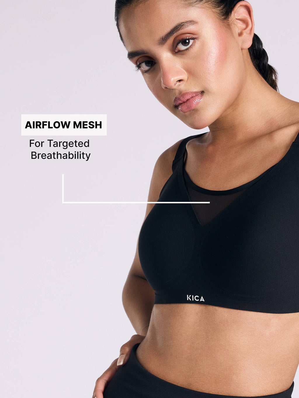 High Impact PowerBond Sports Bra KIC109 Grey | sb09 - view 12