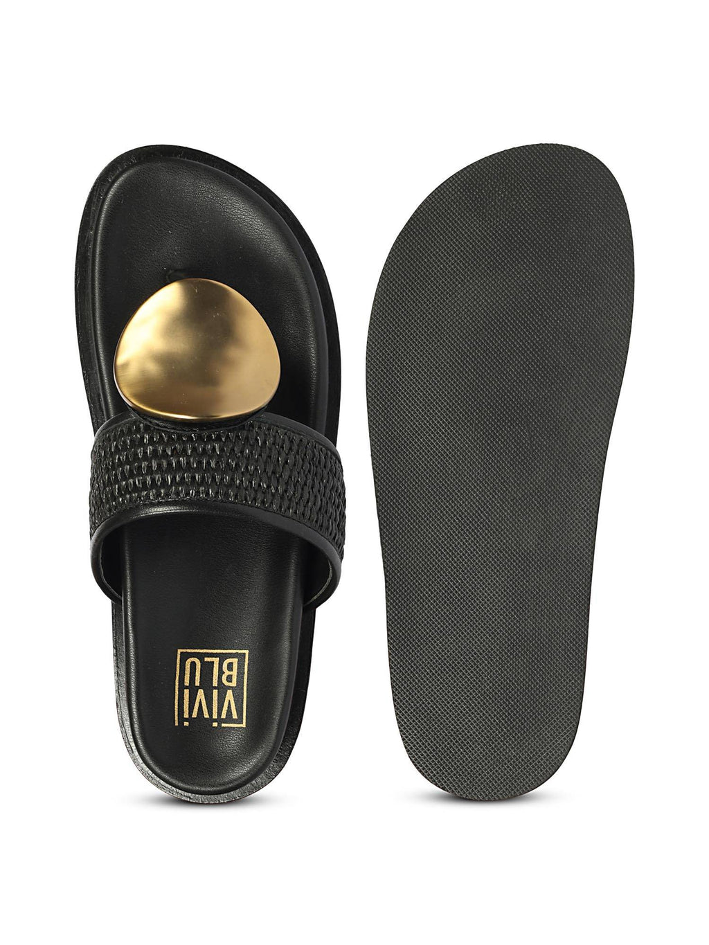 Women Viviblu Tan Leather Footbed Sandals | SD89 - view 12