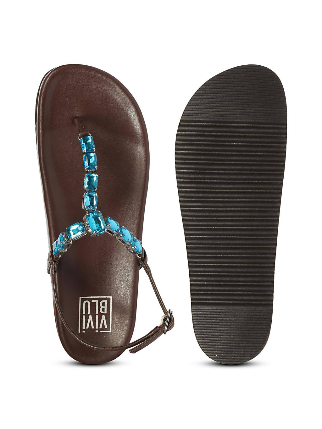 Women Viviblu Brown Sandals | SD89 - view 7