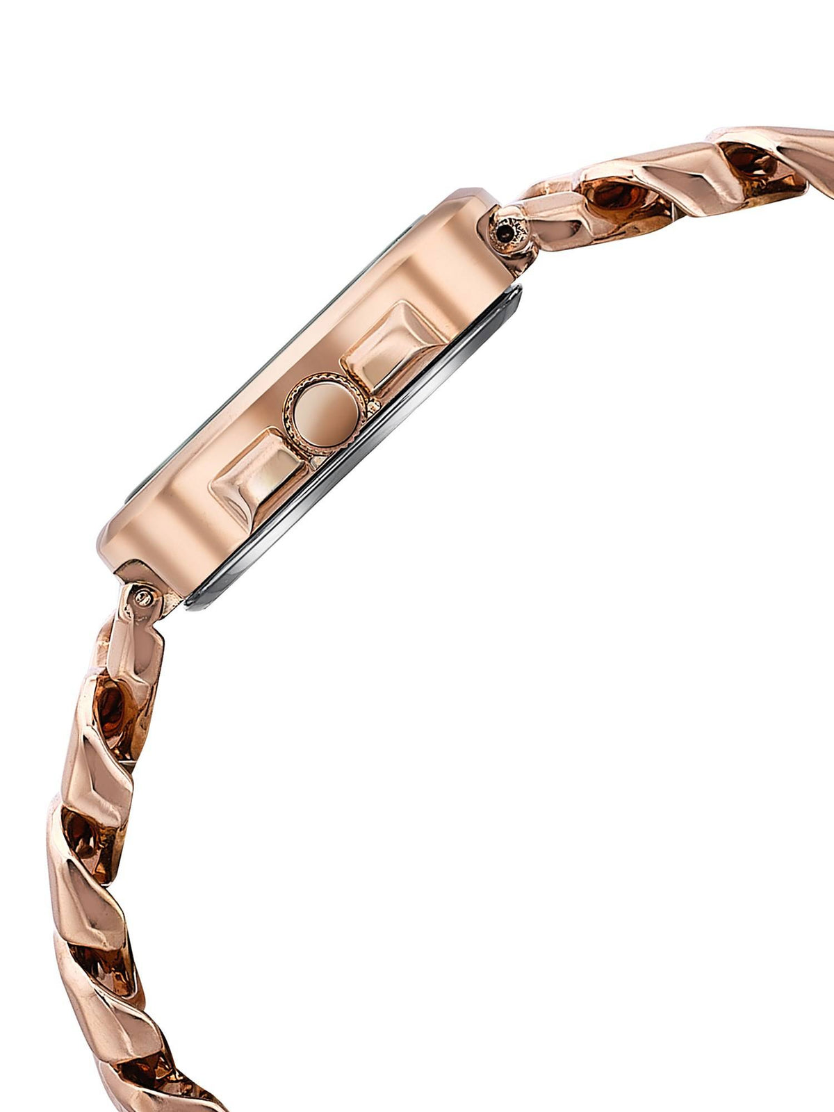Brown Strap Rectangular Dial Watch for Women ( SP80096KM01W ) | W92 - view 14