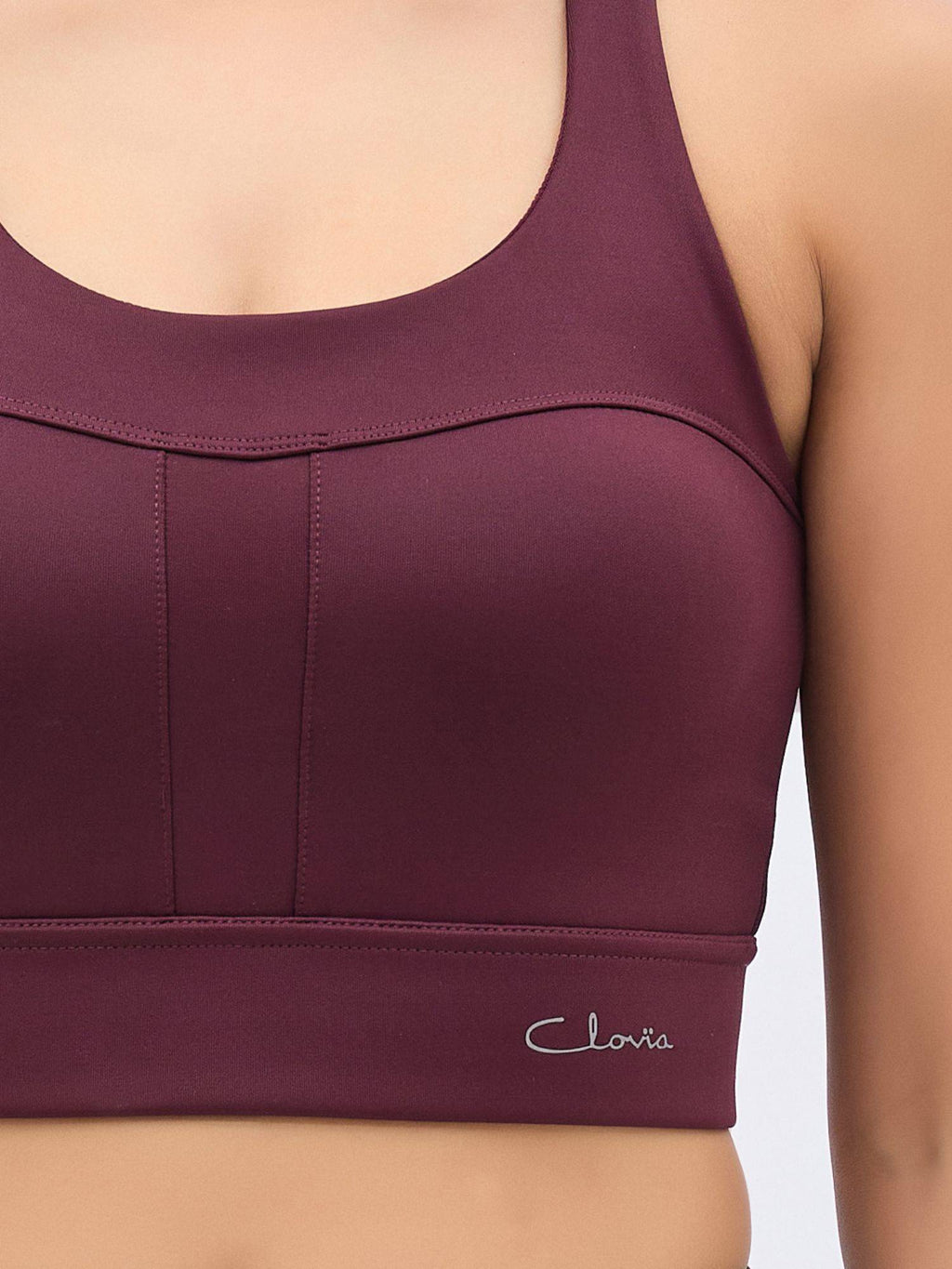 Padded High-Impact Sports Bra in Black | sb09 - view 10