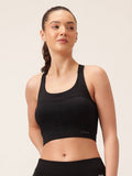 Padded High-Impact Sports Bra in Black | sb09 - view 1