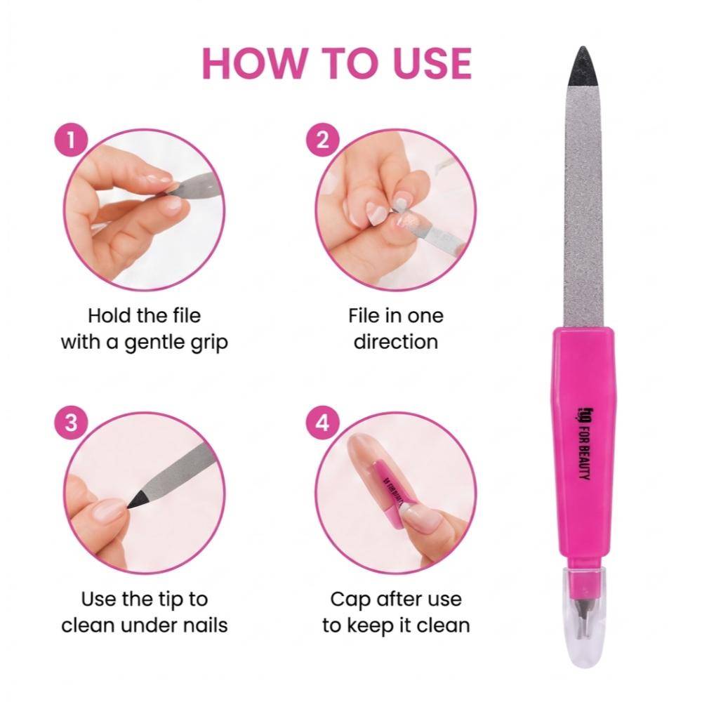 Nail Filer And Cuticle Trimmer (Color May Vary) | T32 - view 5