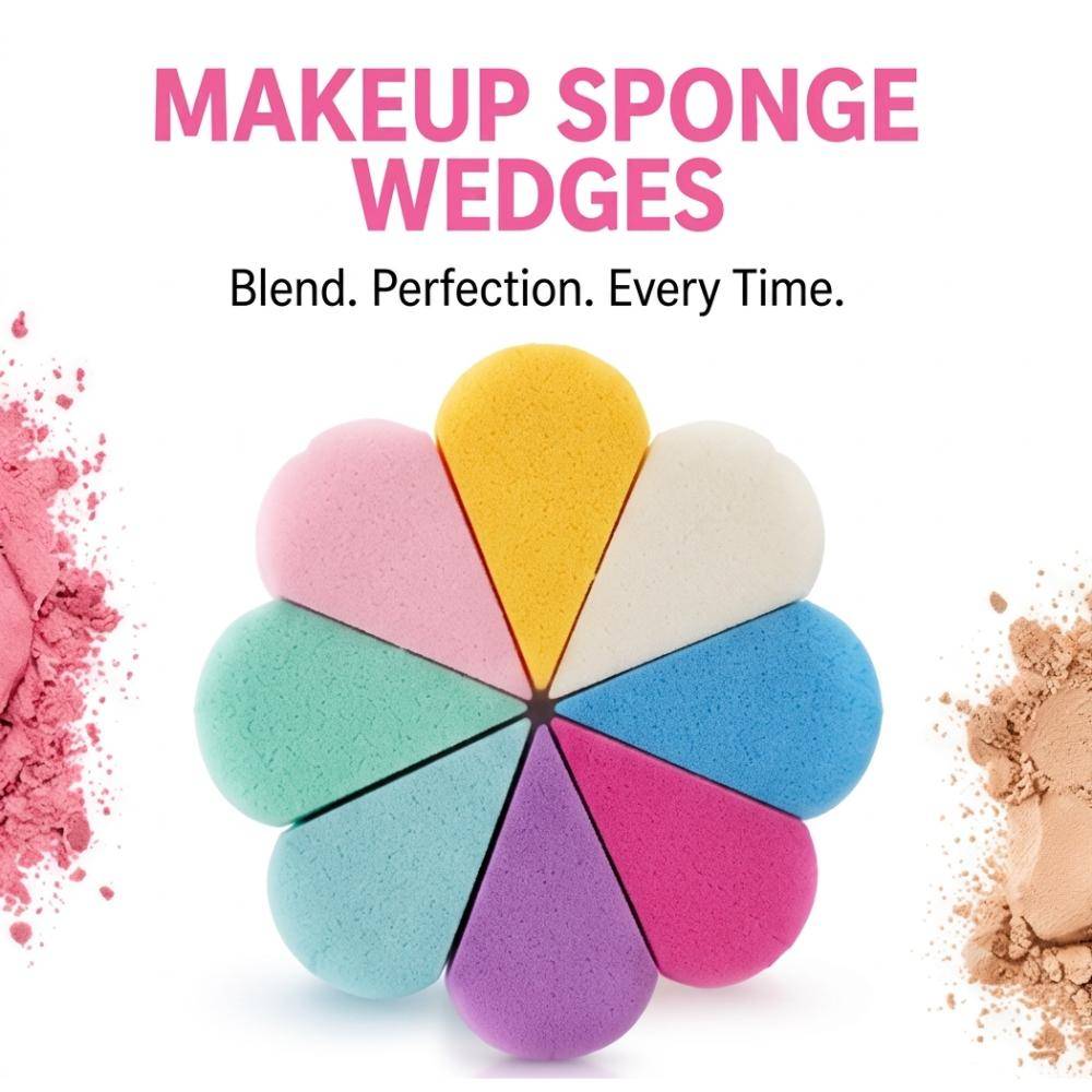 Beauty Blender Makeup Sponge Wedges Set, Applicator, Puffs | T32 - view 1
