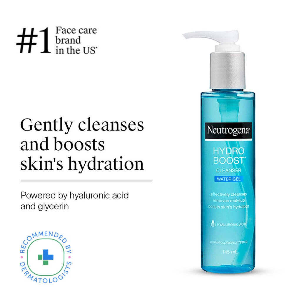 Hydro Boost Cleanser Water Gel Face Wash with Hyaluronic Acid for Normal & Sensitive Skin | FC3 - view 1