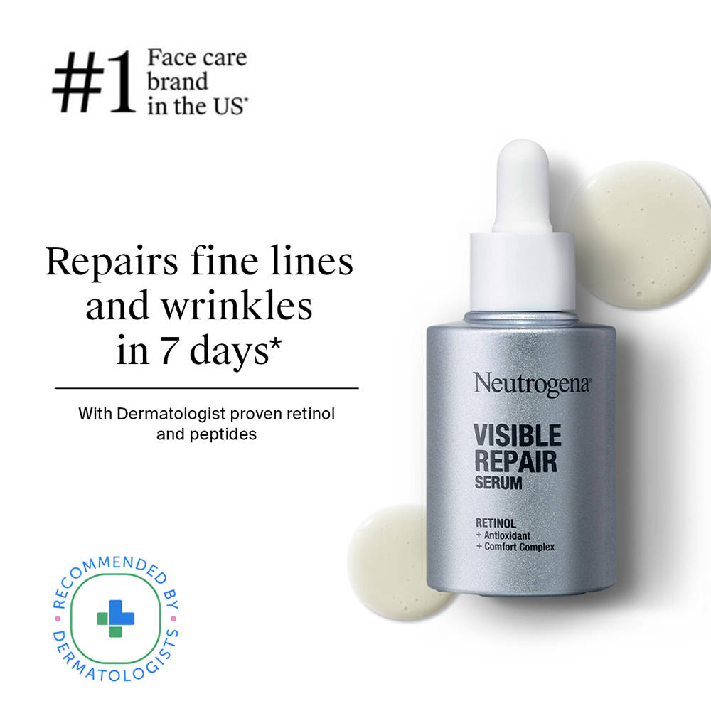 Visible Repair Anti-Ageing Retinol + Peptide Night Face Serum For Wrinkles & Fine Lines | Z8 - view 1