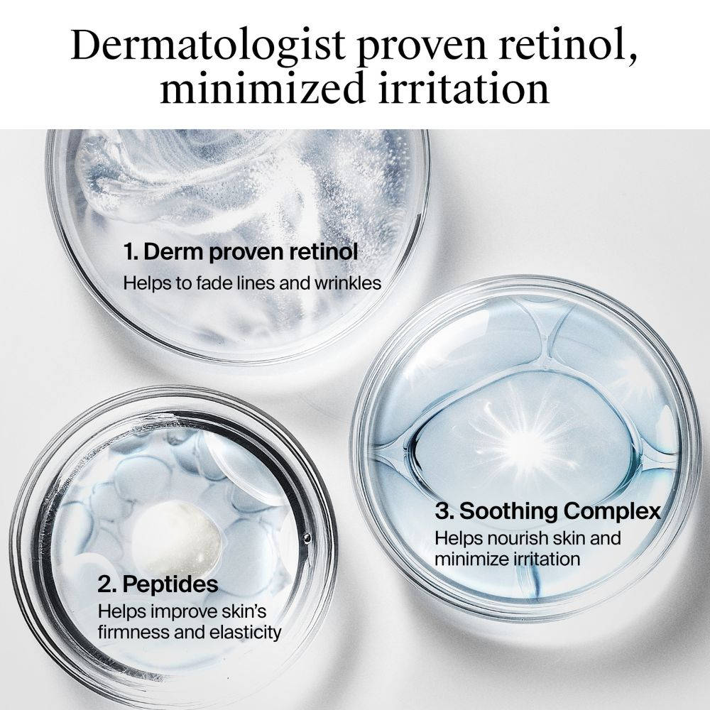 Visible Repair Anti-Ageing Retinol + Peptide Night Face Serum For Wrinkles & Fine Lines | Z8 - view 3