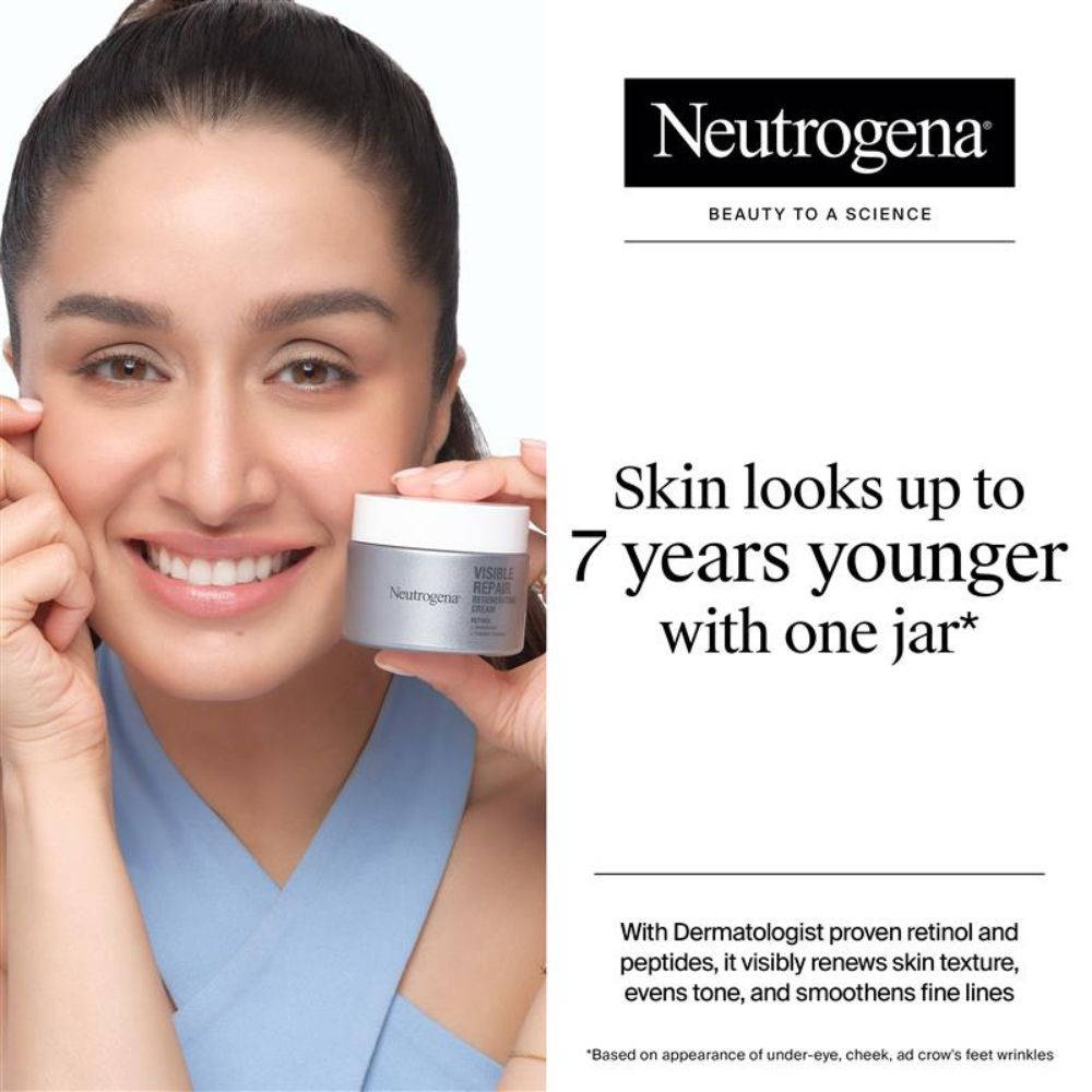 Visible Repair Retinol + Peptide Anti-Ageing Day & Night Cream For Wrinkles & Fine Lines | FC3 - view 4