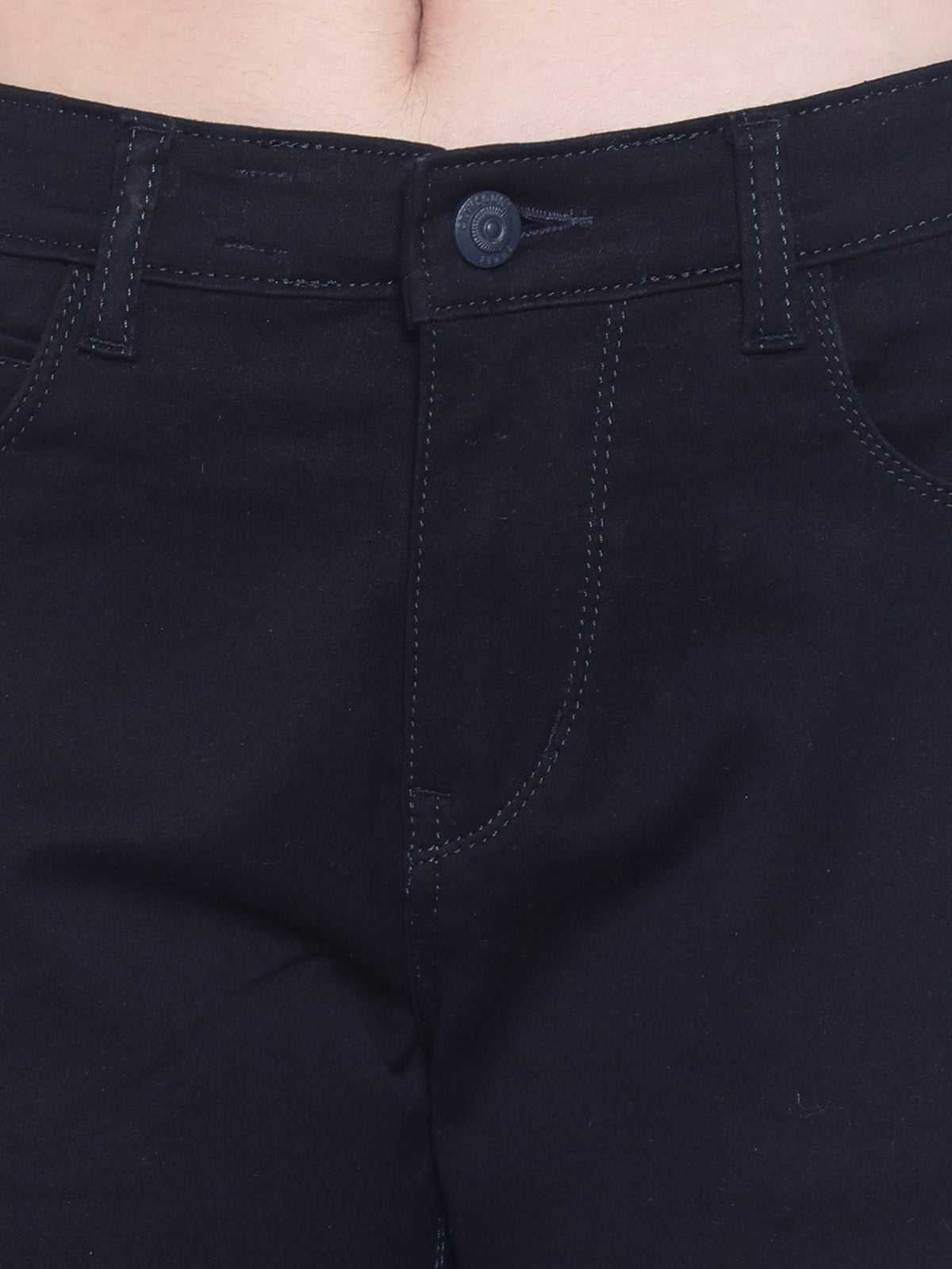 Womens Navy Blue Bootcut Jeans | BT10 - view 6