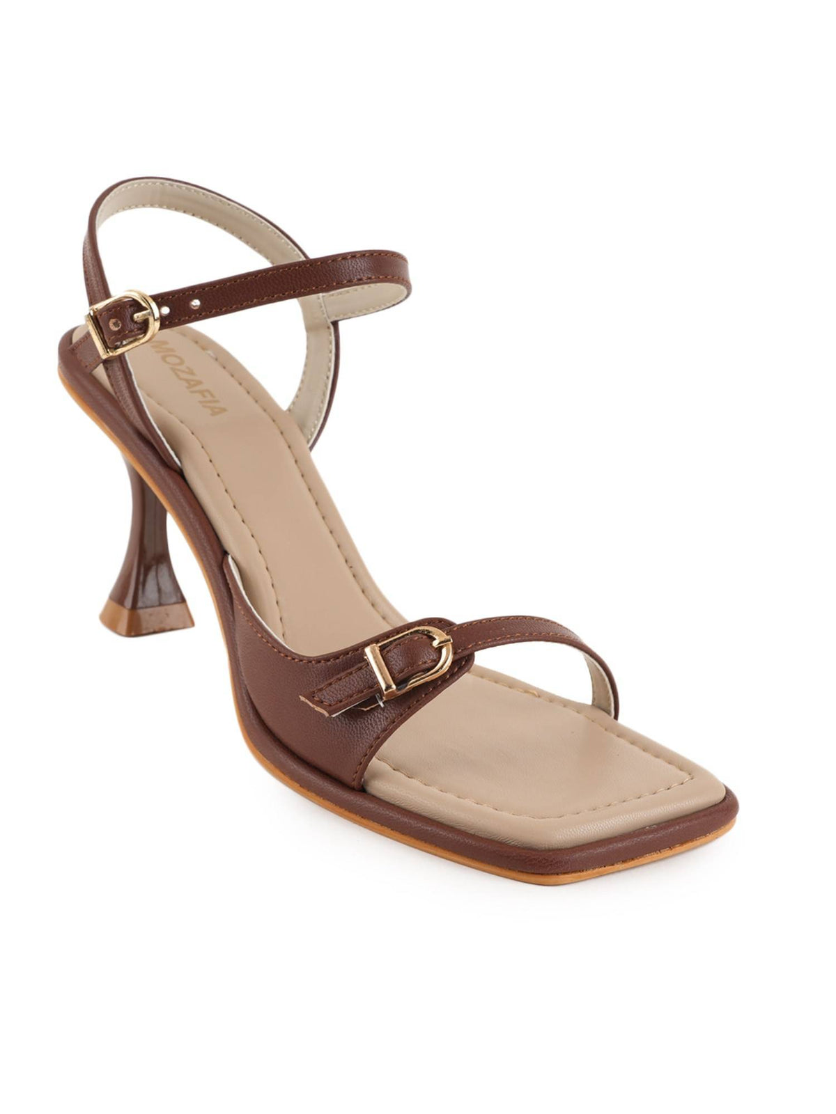 Women Brown Sandal Heels | H78 - view 2