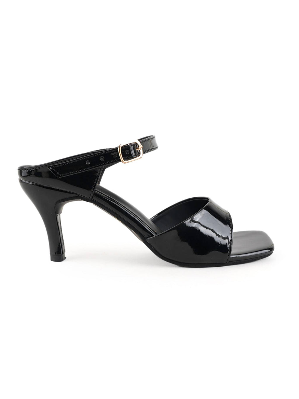 Women Black Sandal Heels | H78 - view 3