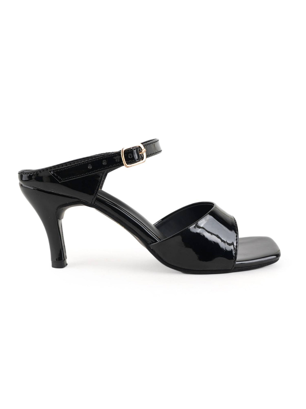 Women Black Sandal Heels | H78 - view 3