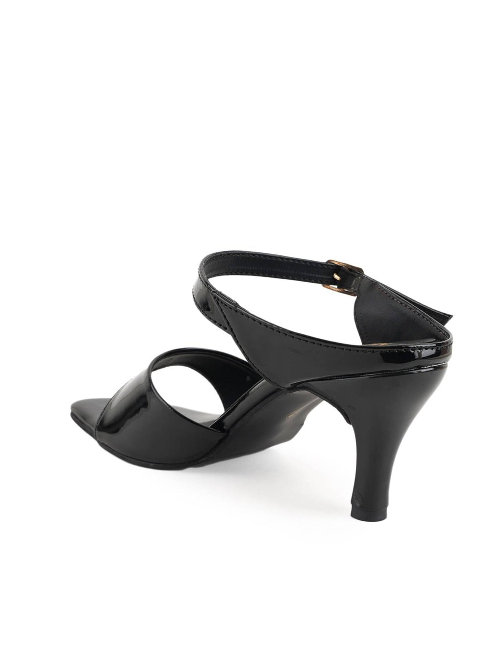 Women Black Sandal Heels | H78 - view 4
