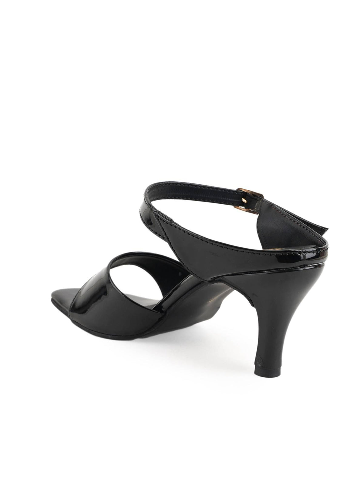 Women Black Sandal Heels | H78 - view 4