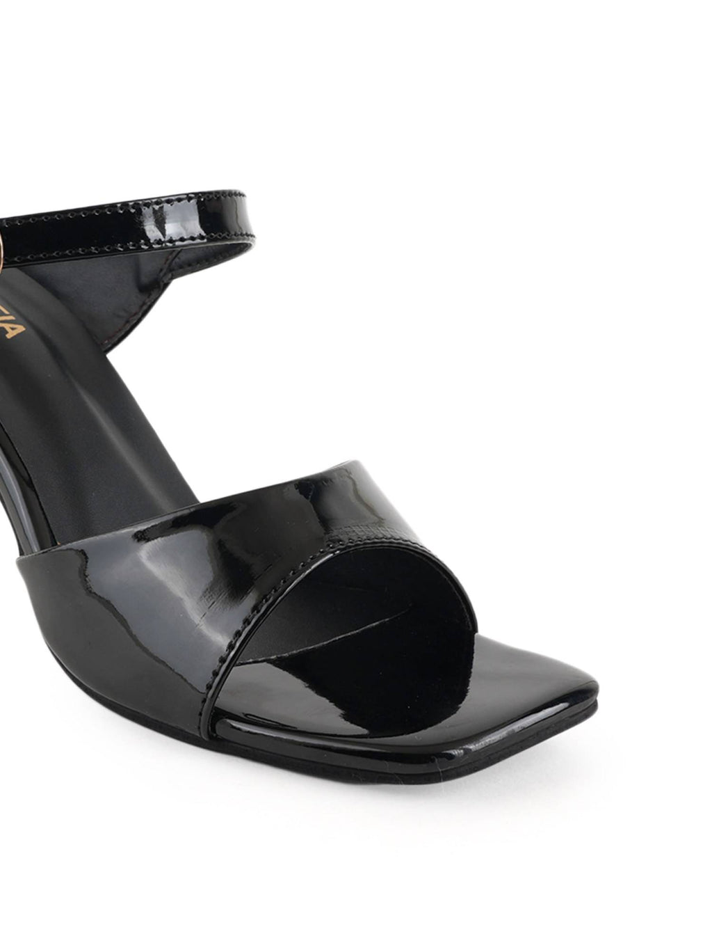 Women Black Sandal Heels | H78 - view 8