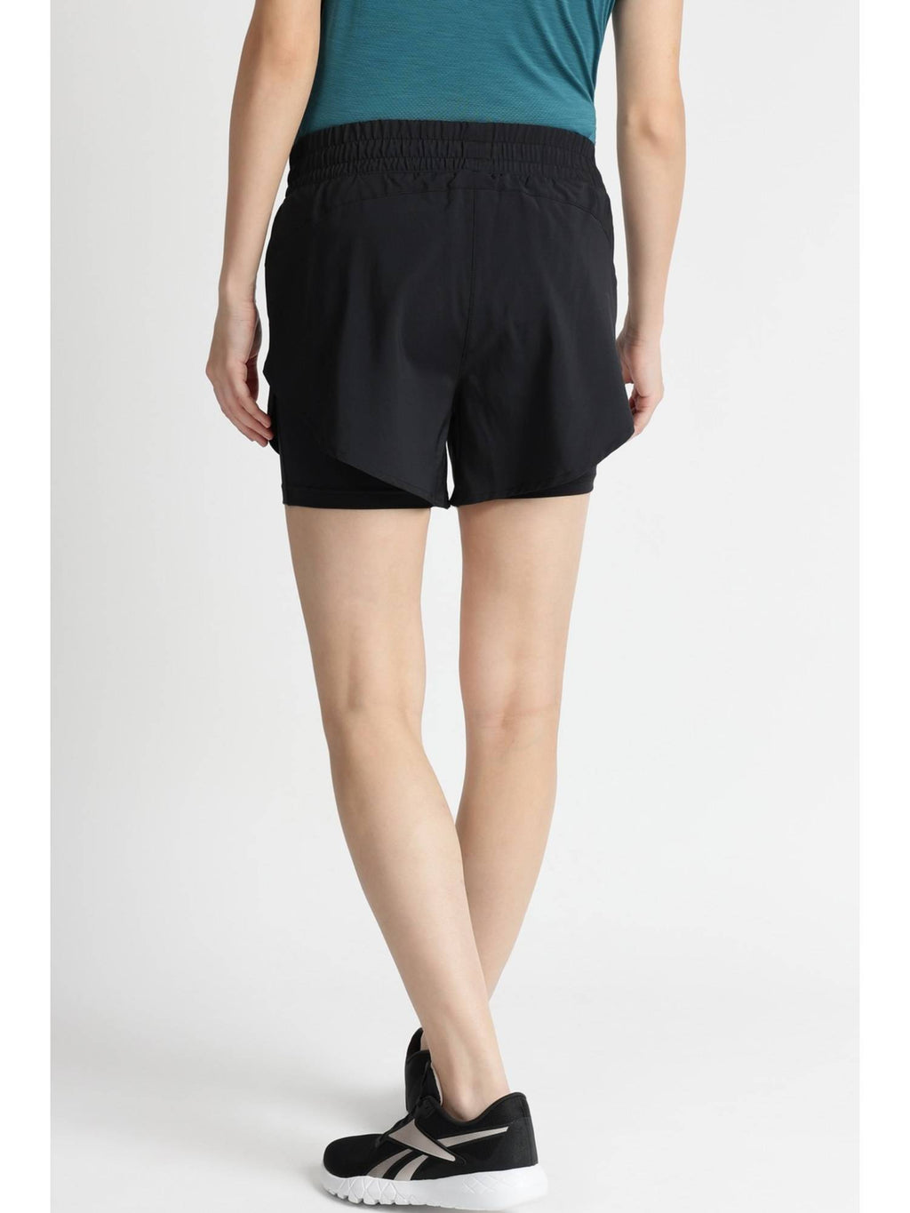 Women Black Shorts - view 3