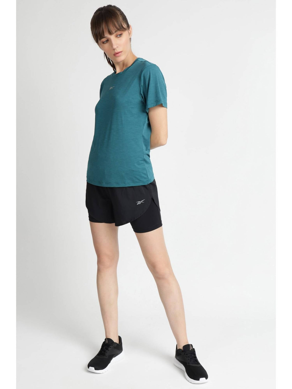 Women Black Shorts - view 5