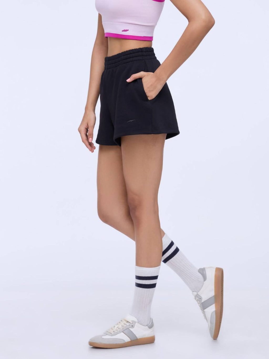 Classic Lounge Black Shorts - view 3