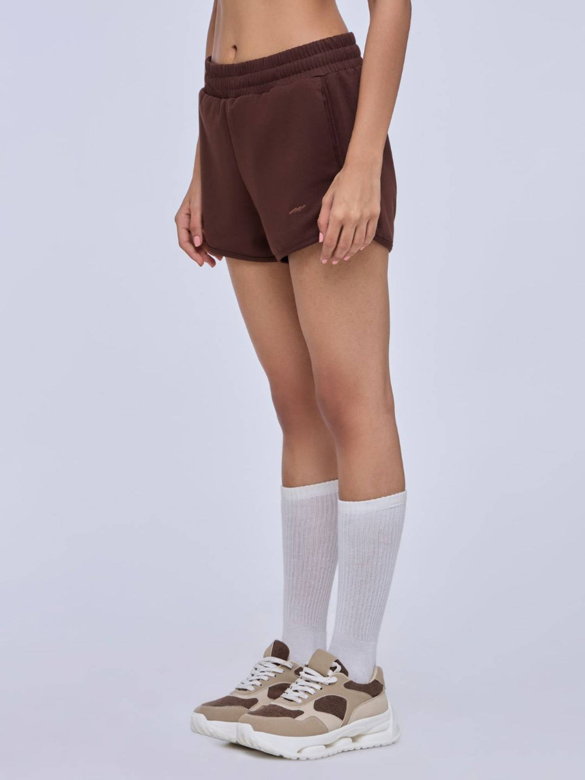 Everywear Curve Brown Shorts - view 3