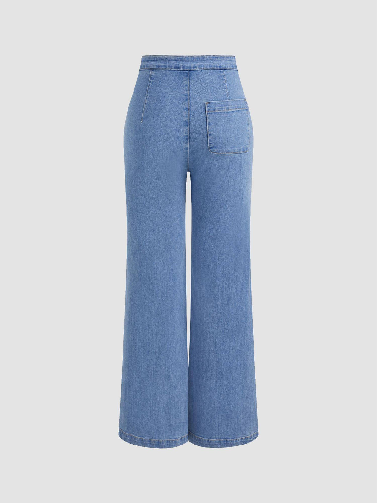 Stretch High Waist Wide Leg Jeans | WL90 - view 13