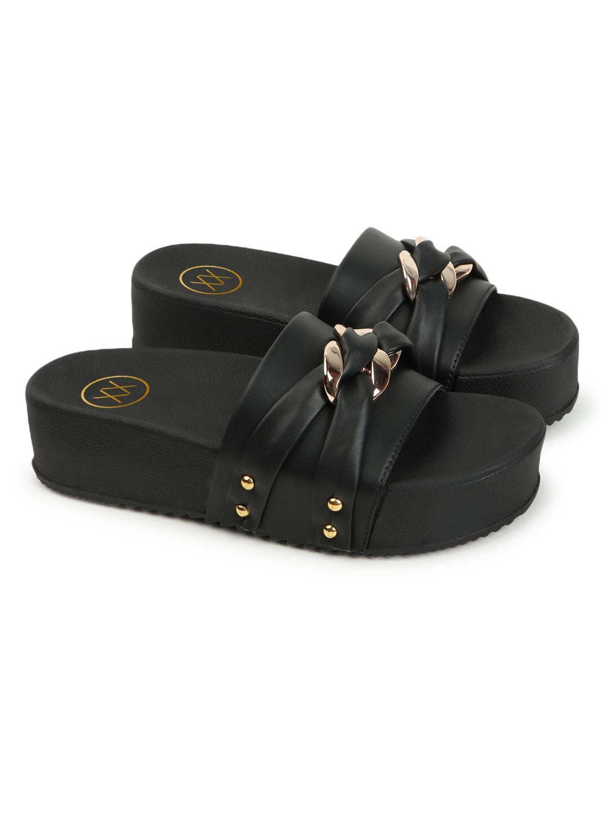 Round Toe Trendy Heel Sandals For Women - White | SD89 - view 10