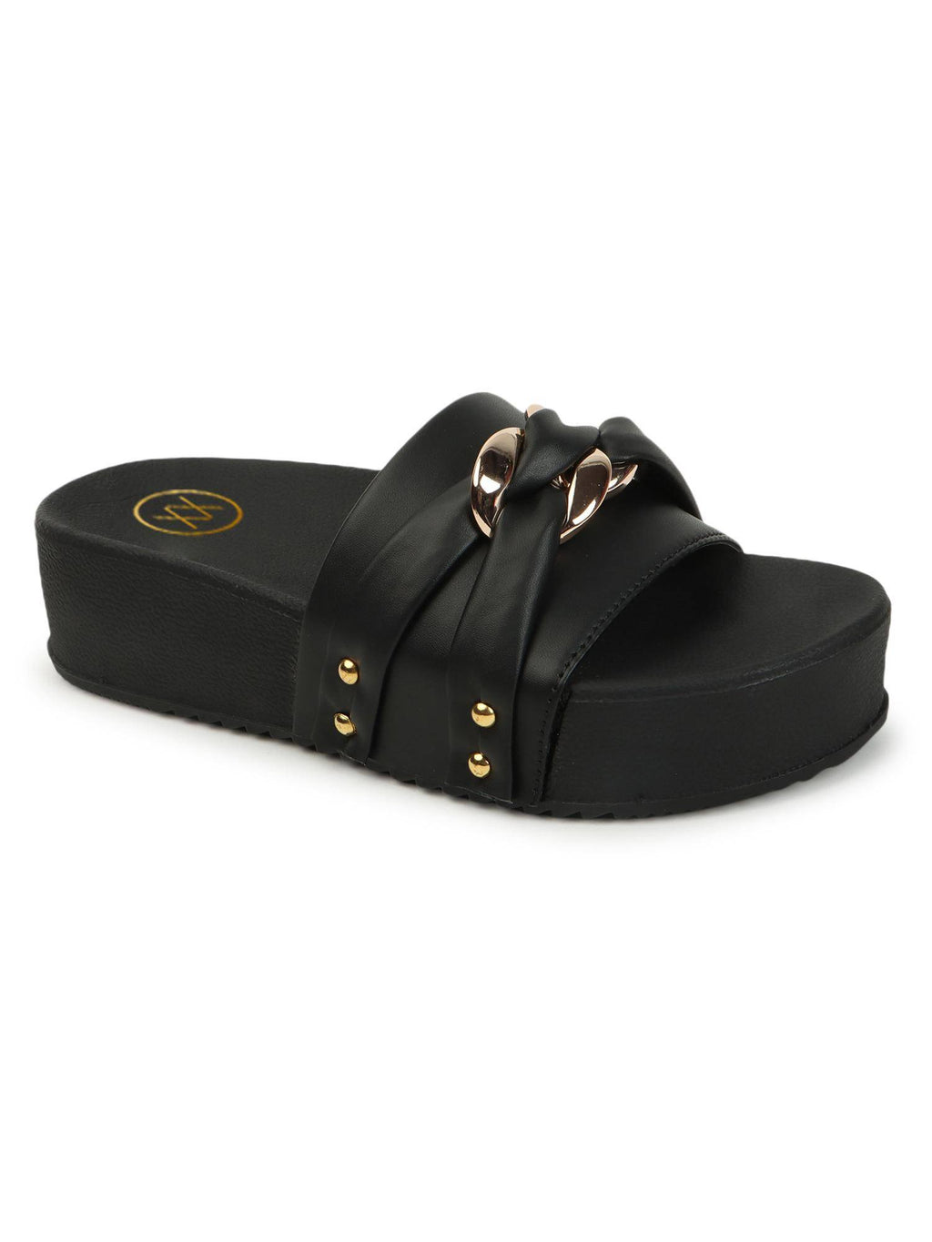 Round Toe Trendy Heel Sandals For Women - White | SD89 - view 14