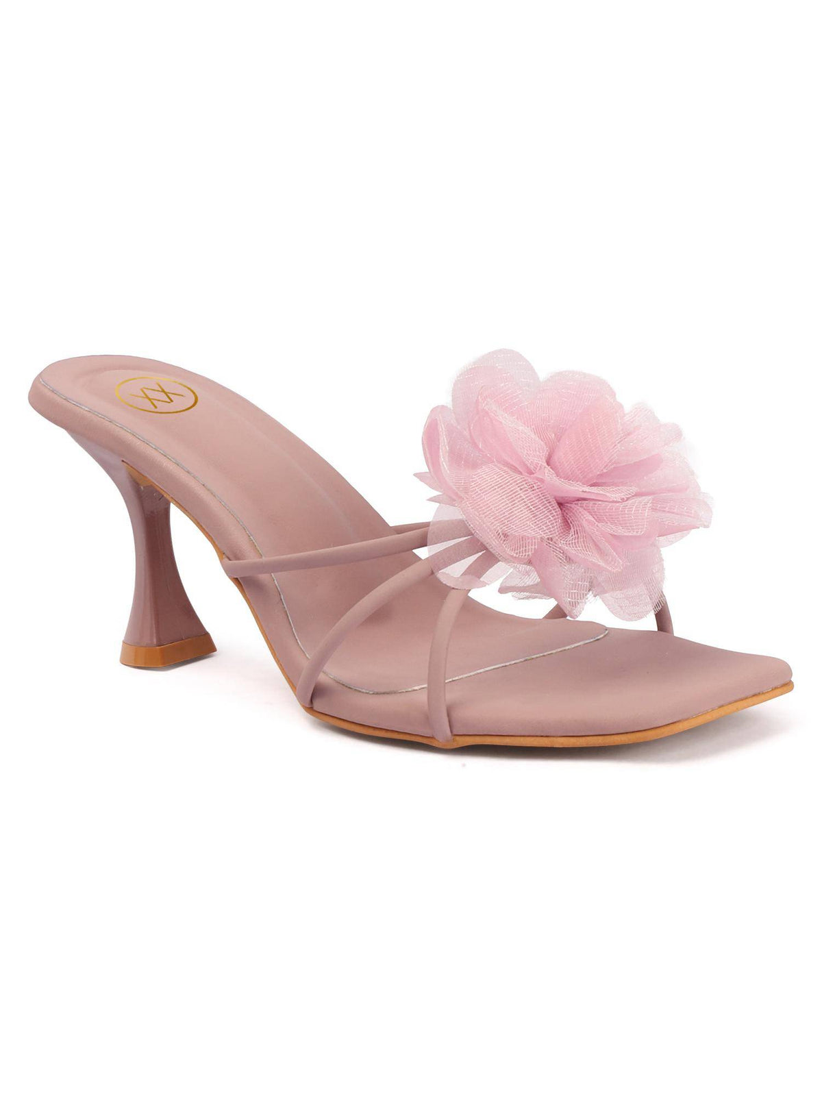 Stylish Spool Heels Sandals For Women - Pink | H78 - view 4