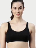 SB06 Low Impact Cotton Sports Bra - Non-Padded & Wirefree - Nude | sb09 - view 29