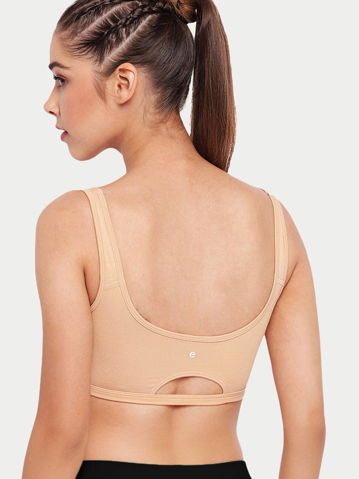 SB06 Low Impact Cotton Sports Bra Non-Padded & Wirefree - Multicolor | sb09 - view 5