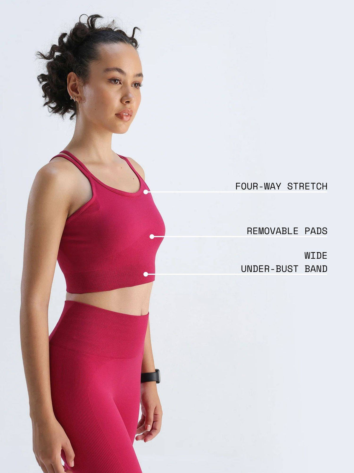 Pink Super Stretch Brami | sb09 - view 4