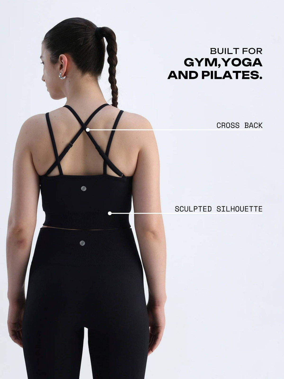 Black Super Stretch Brami | sb09 - view 3