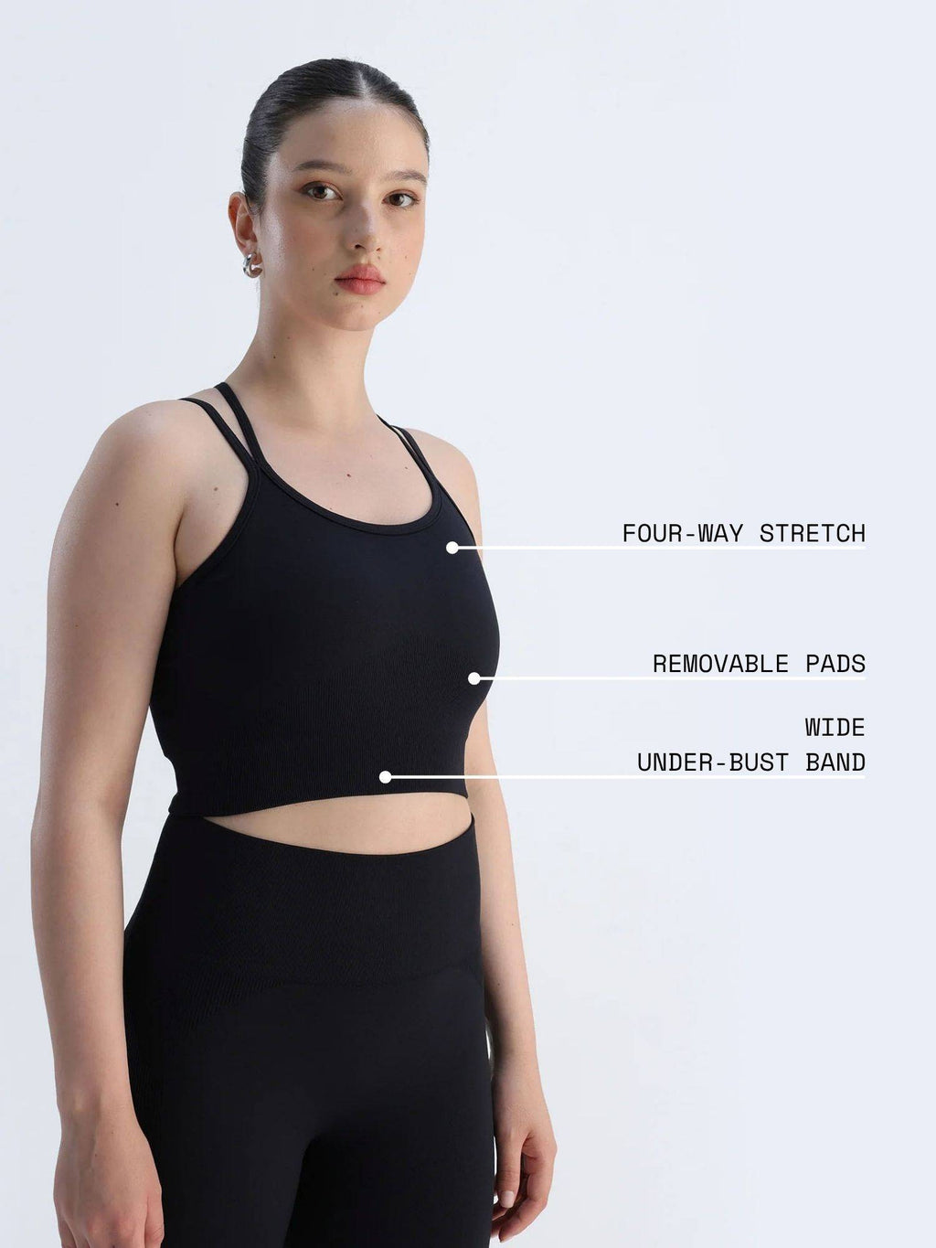 Black Super Stretch Brami | sb09 - view 4