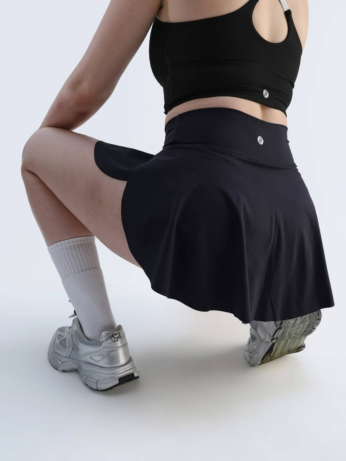 Black Swirl Tennis Skorts - view 1