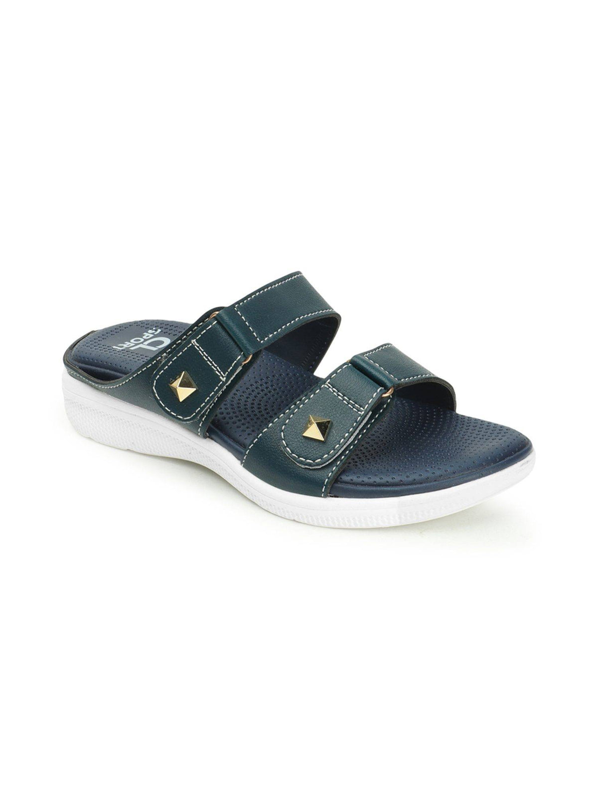 Beige Comfort Women's Velcro Sandals | SD89 - view 12