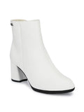Womens White Chelsea Boots | BT61 - view 1