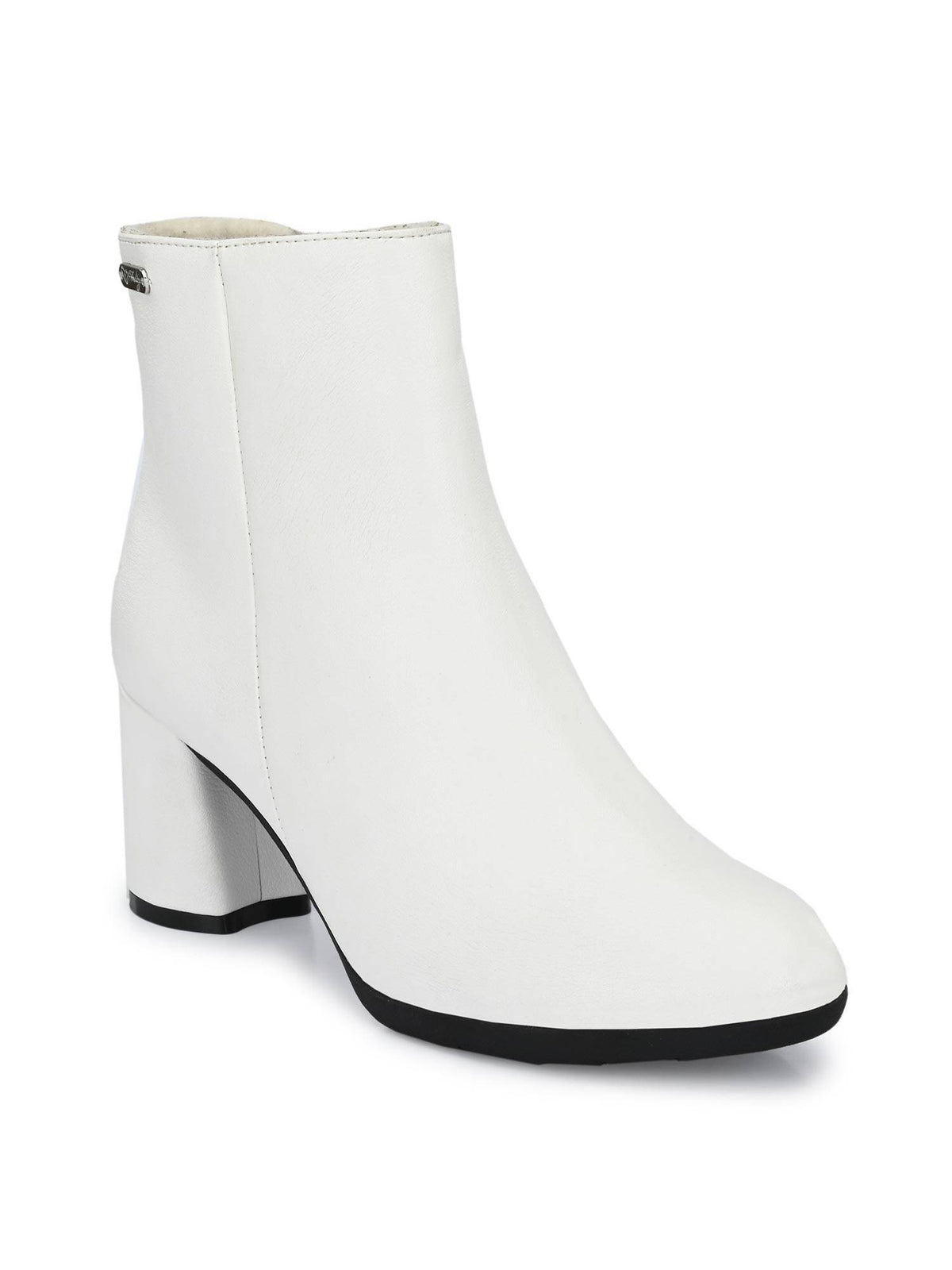 Womens White Chelsea Boots | BT61 - view 1