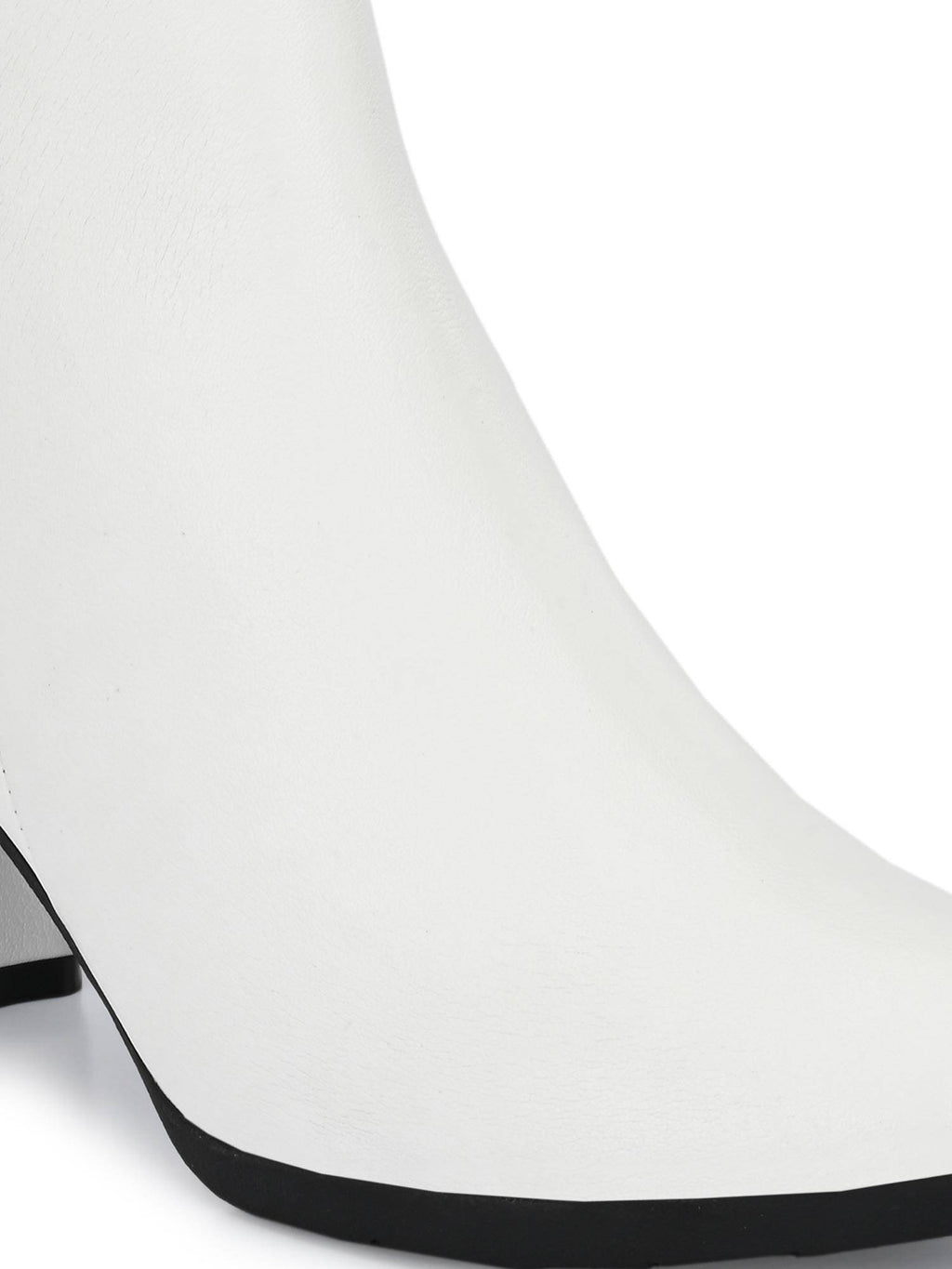 Womens White Chelsea Boots | BT61 - view 8