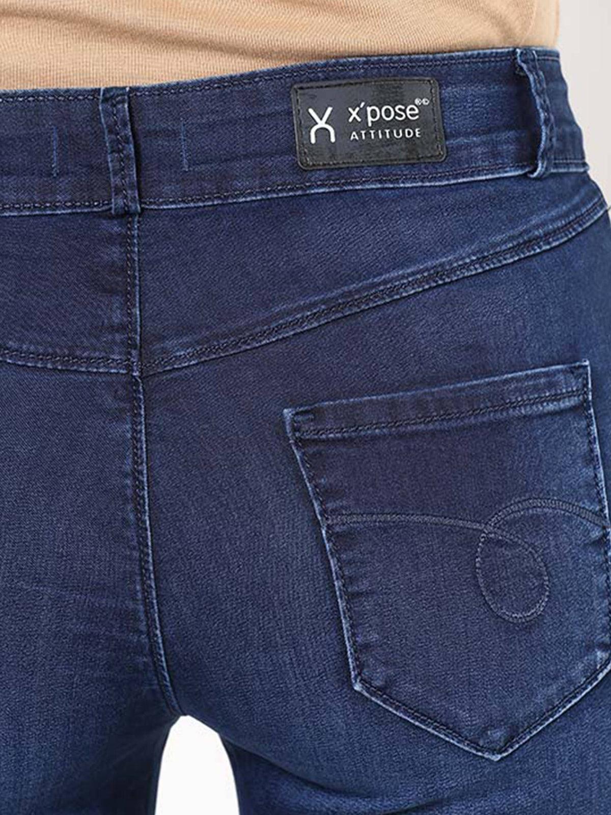 Women Blue Relaxed Fit Mid-rise Clean Look Jeans | RF89 - view 3