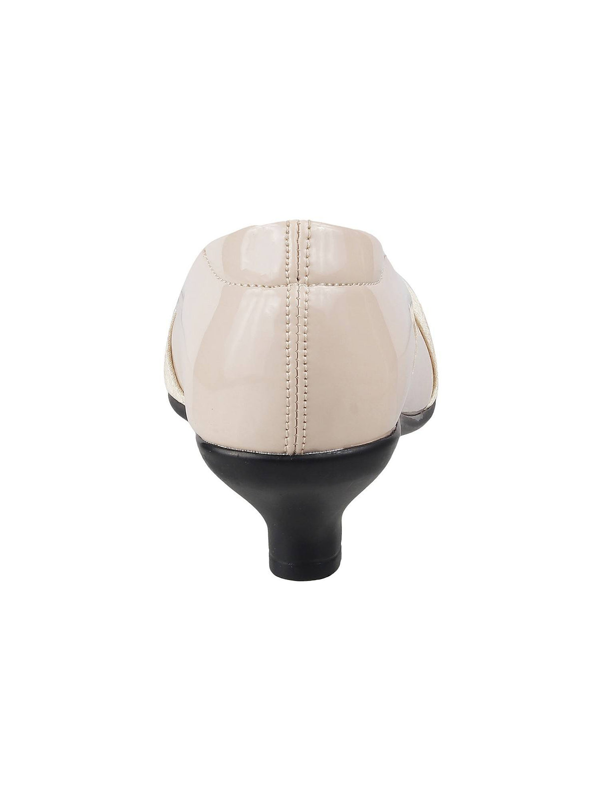 Beige Synthetic Solid Peep Toes | H78 - view 4