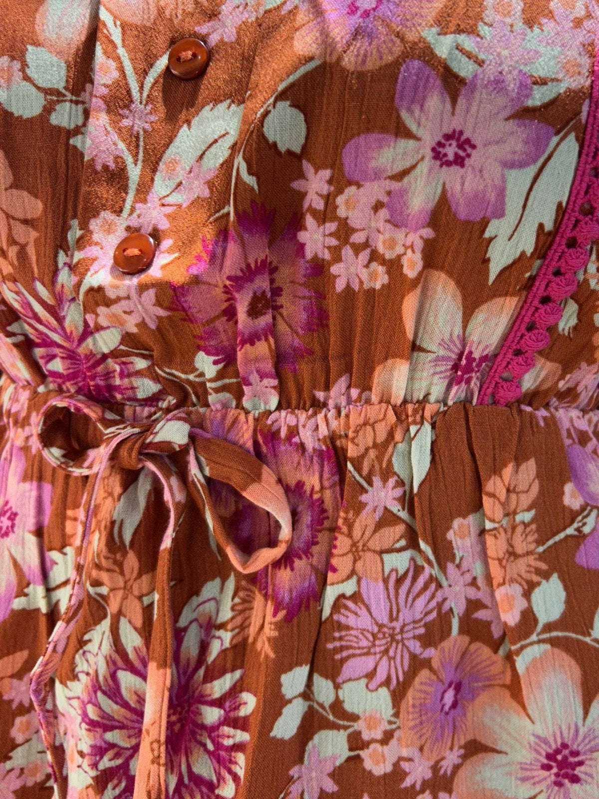 Brown Crinkled Top | pt51 - view 6